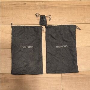 Tom Ford Gray Drawstring Toiletry Bag Set
